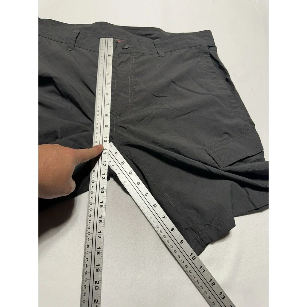 The North Face Cargo Shorts Mens Size 38 Gray Nylon Hiking Casual T338/T738